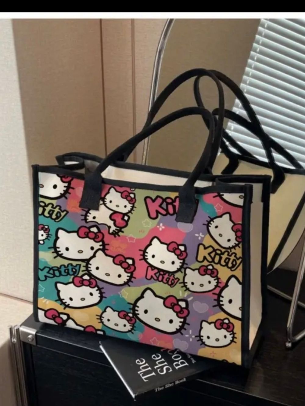 Hello Kitty Canvas Tote Bag